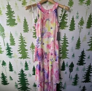 Marc New York Womens Sleeveless Floral Maxi Dress